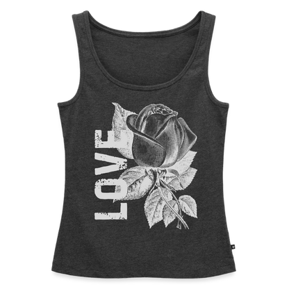 Frauen Premium Tank Top - Anthrazit meliert