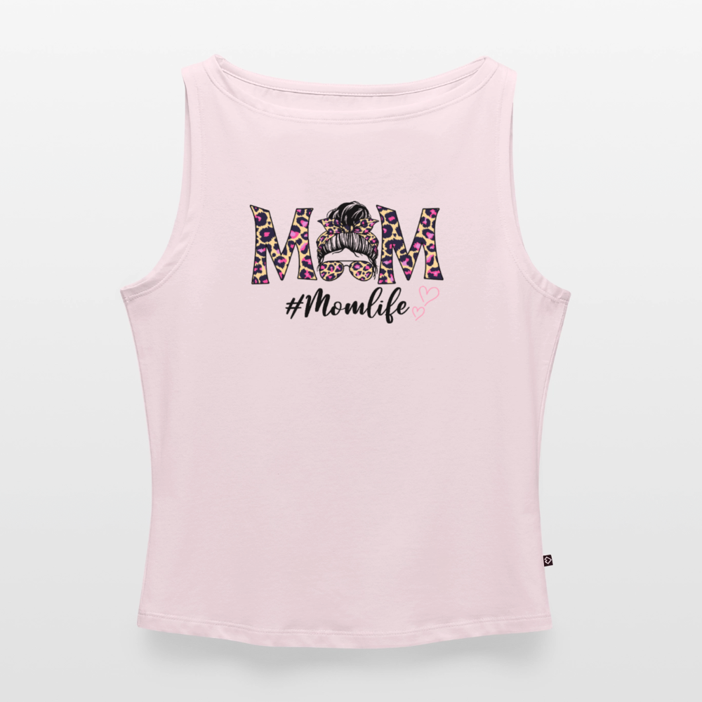 Frauen Tank Top mit U-Boot-Ausschnitt - Puderrosa