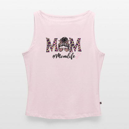 Frauen Tank Top mit U-Boot-Ausschnitt - Puderrosa