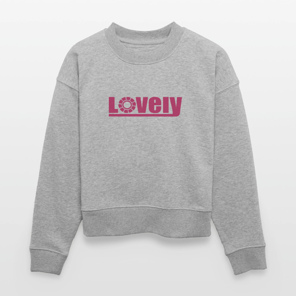 Stanley/Stella Cropped Frauen Bio-Sweatshirt CROPSTER - Grau meliert