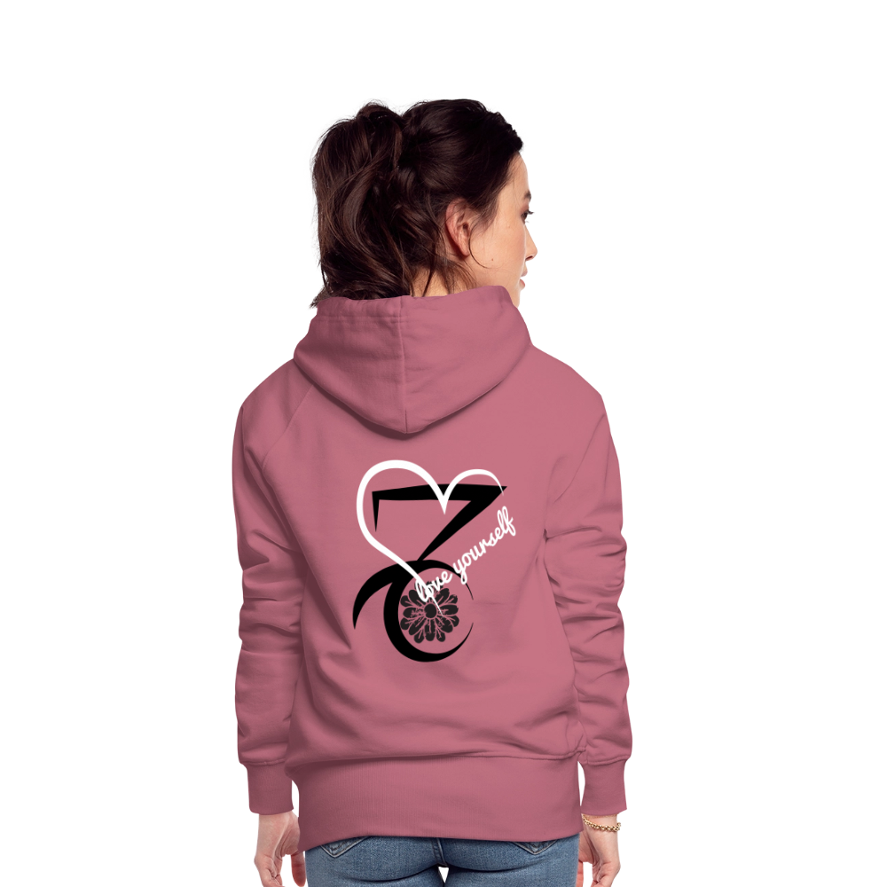 Frauen Premium Hoodie - Malve