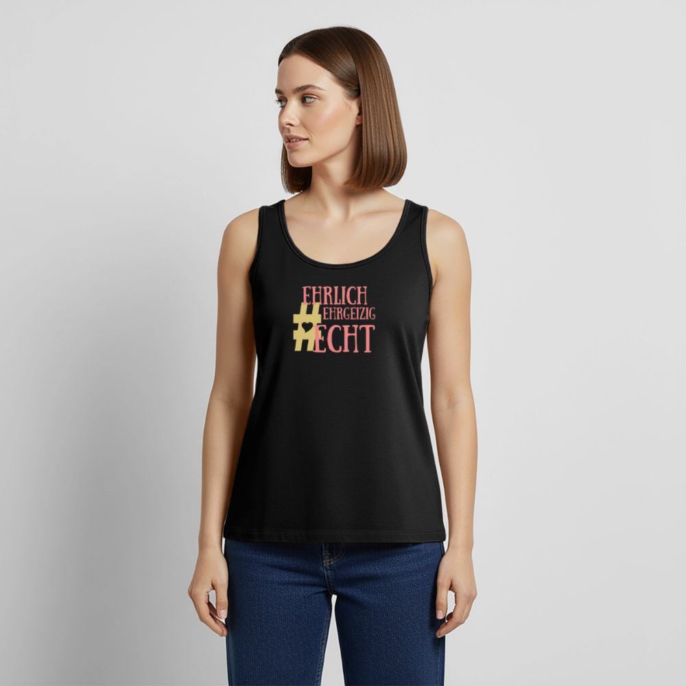 Frauen Premium Tank Top - Schwarz