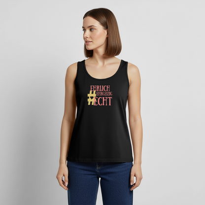 Frauen Premium Tank Top - Schwarz
