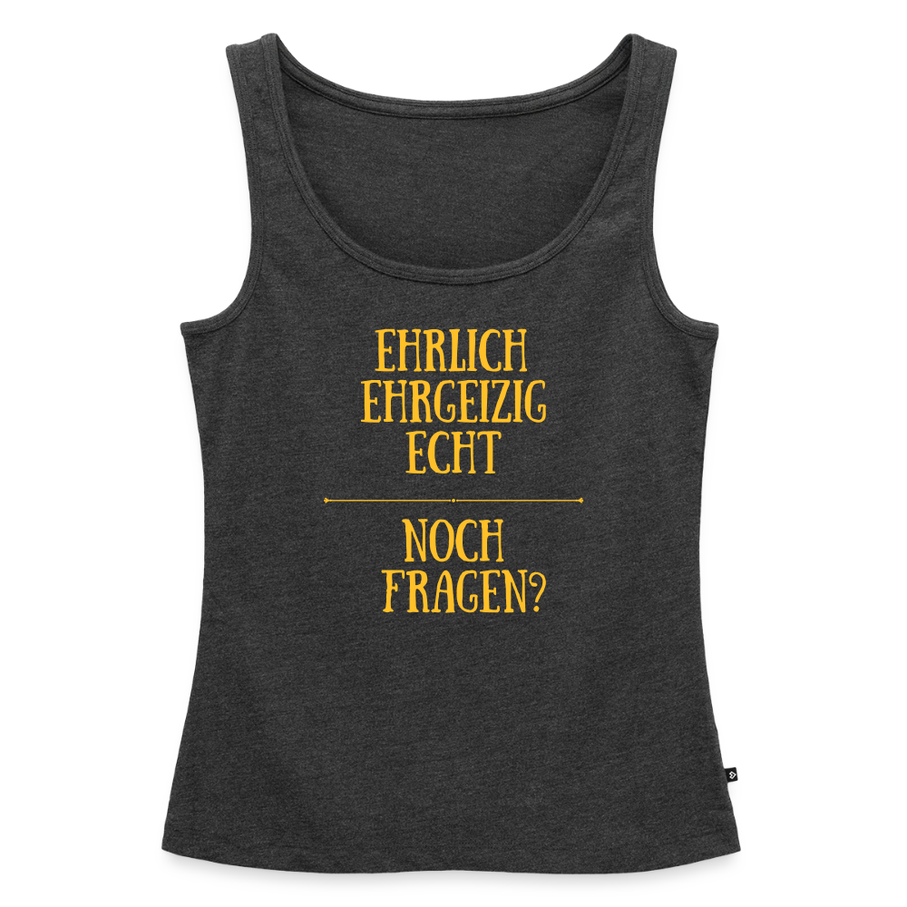 Frauen Premium Tank Top - Anthrazit meliert