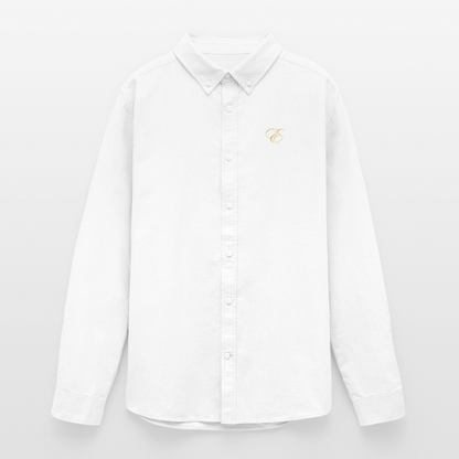 Männer Oxford Hemd - Weiß