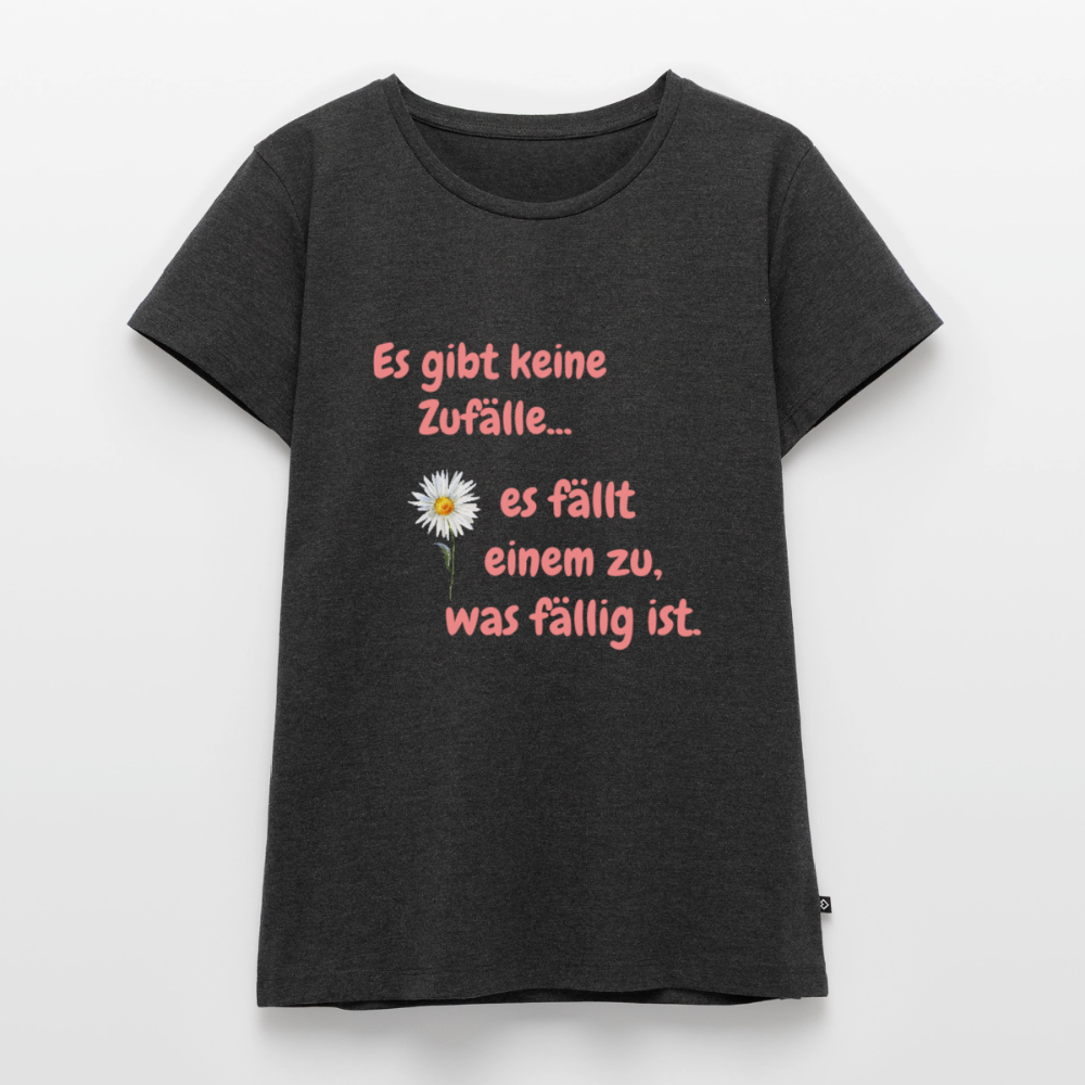 Frauen Premium T-Shirt - Anthrazit meliert