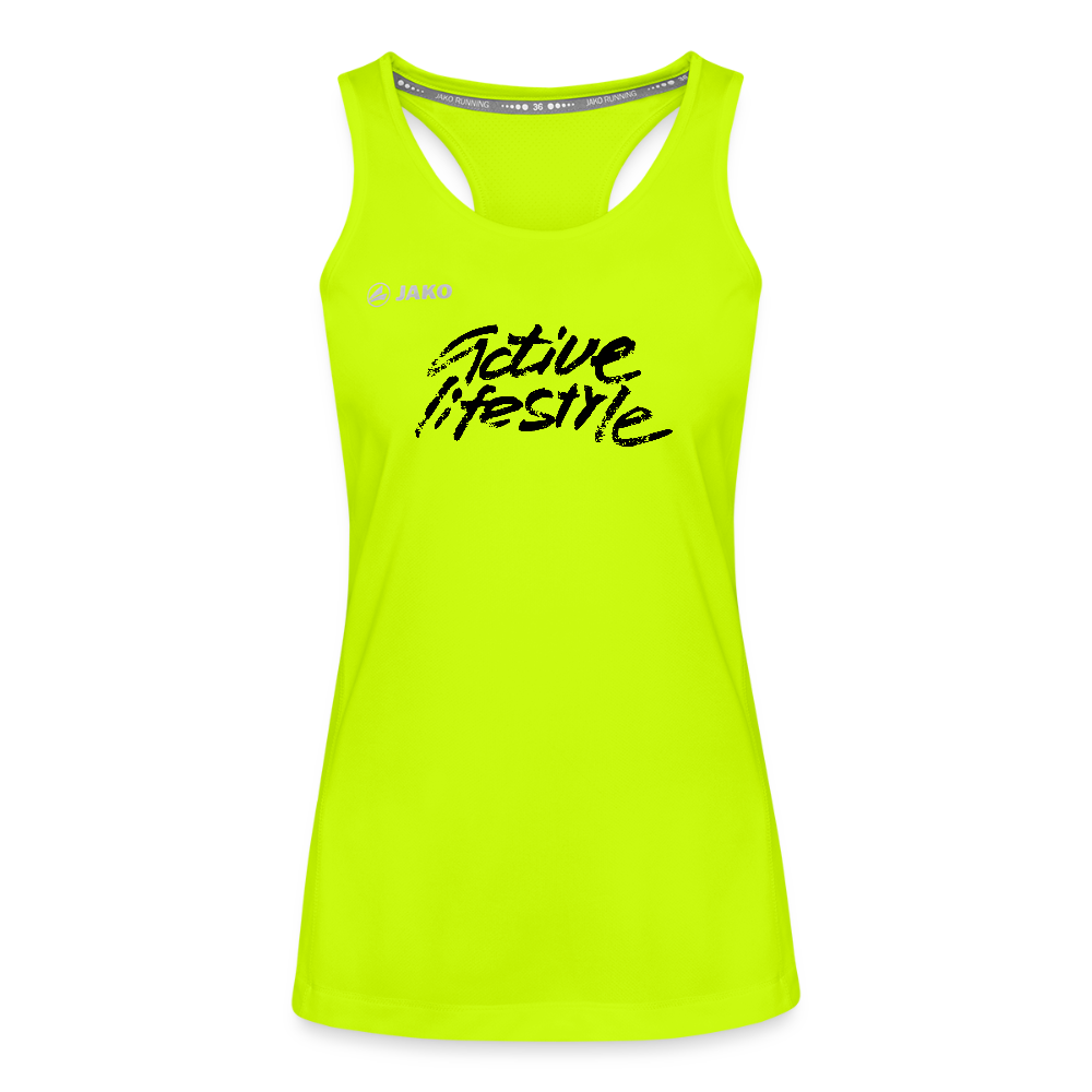 JAKO Frauen Tanktop Run 2.0 - Neongelb