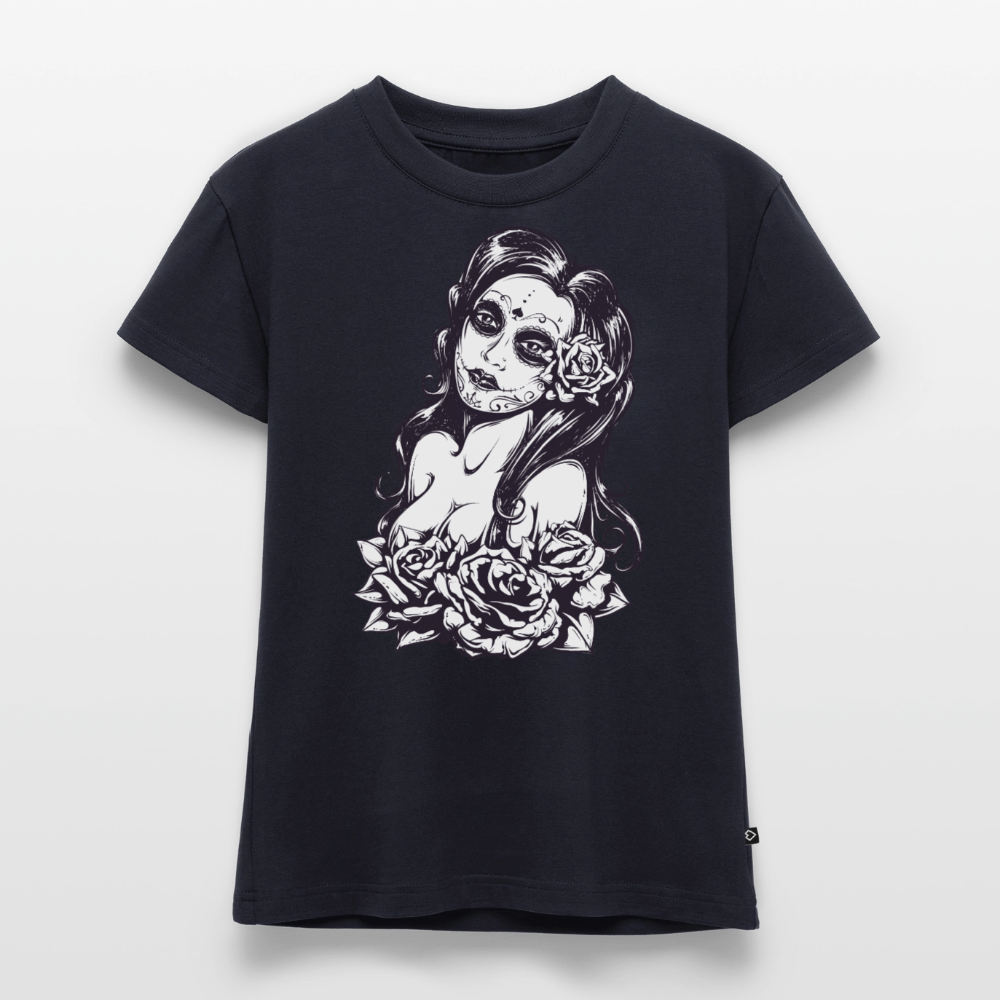 Frauen Slim Fit Organic T-Shirt - Navy
