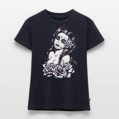Frauen Slim Fit Organic T-Shirt - Navy