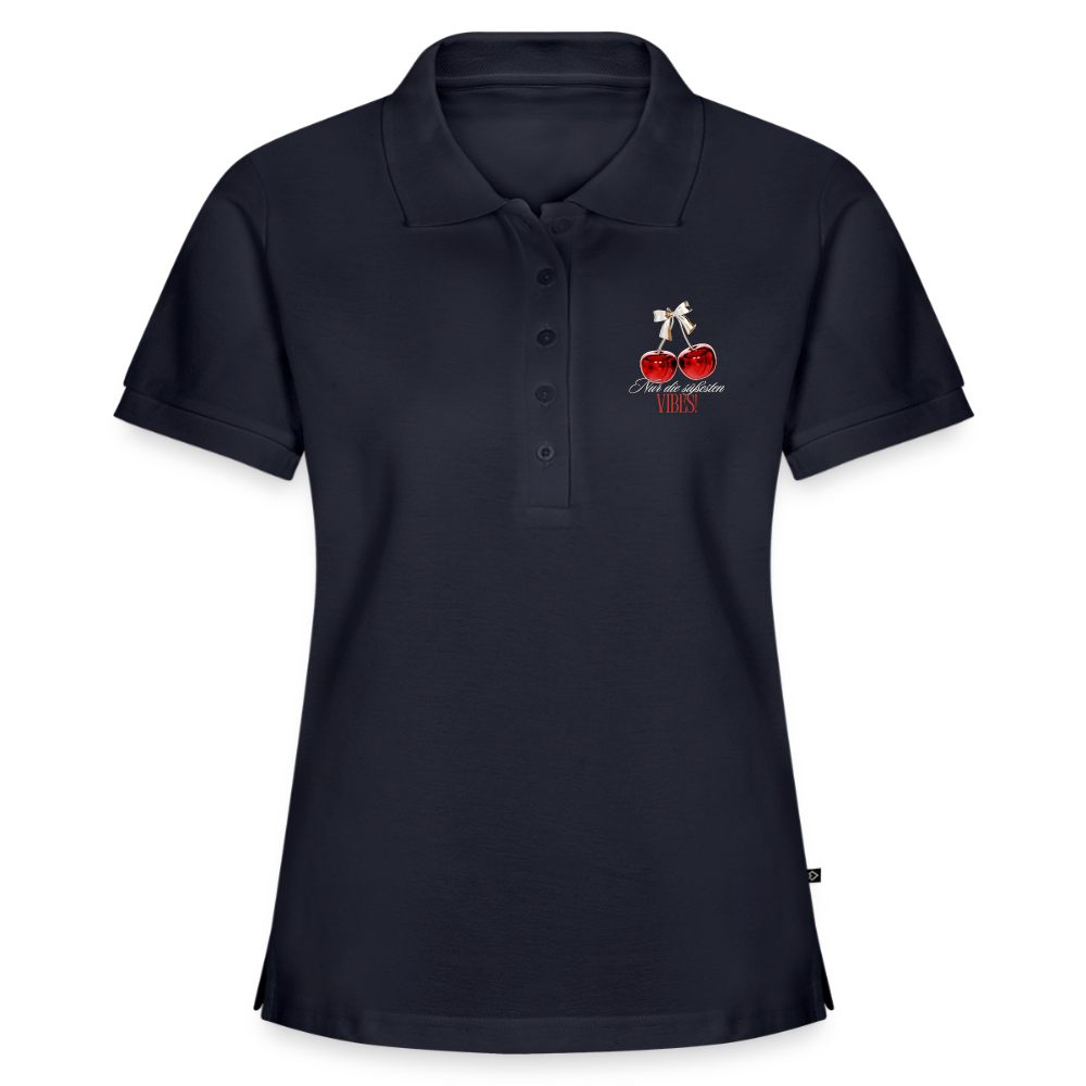 Frauen Premium Bio Polo Shirt - Navy