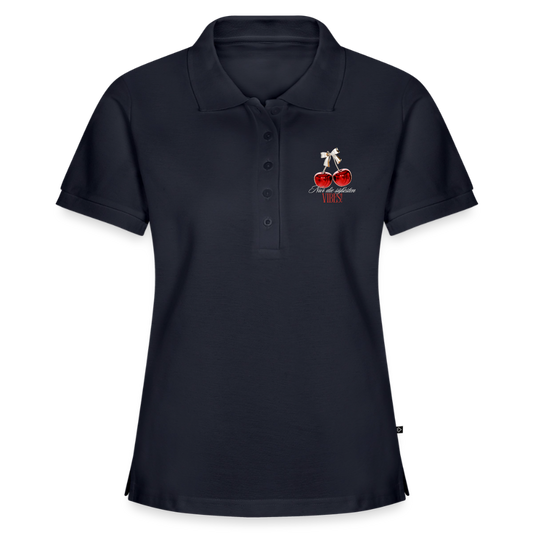 Frauen Premium Bio Polo Shirt - Navy
