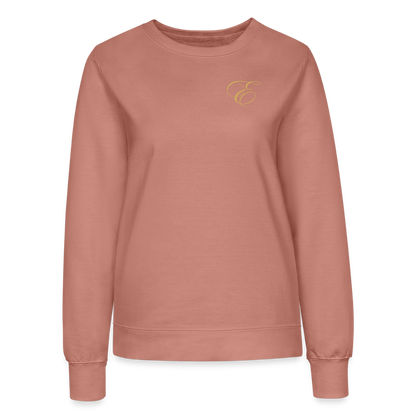 Frauen Sweatshirt - Altrosa