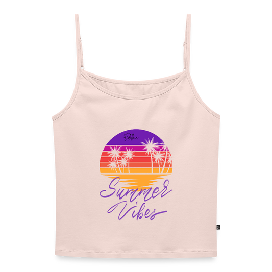 Frauen Spaghetti Tank Top - Puderrosa