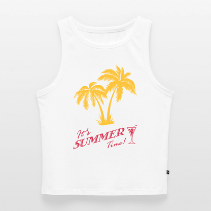 Frauen Cropped Tank Top - Weiß