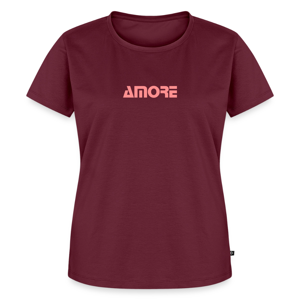 Frauen Premium T-Shirt - Burgunderrot
