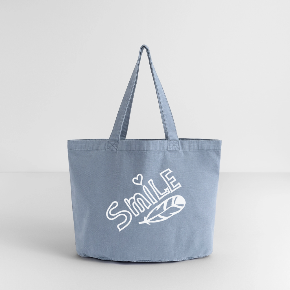 Vintage-Washed Shopper - Vintage Blue