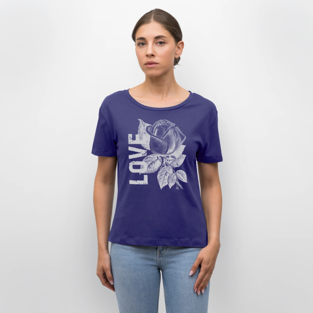 Relaxed Rundhals Frauen Bio-T-Shirt - Dämmerung