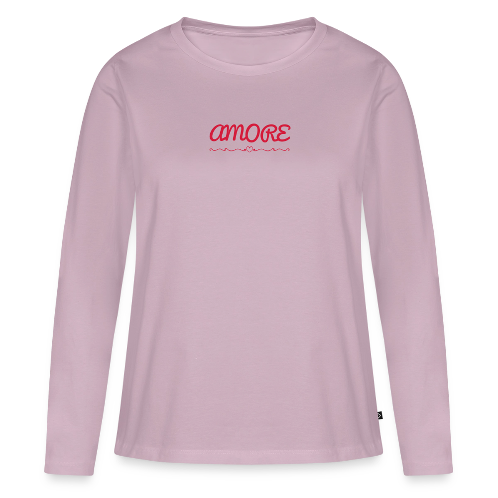 Frauen Premium Langarmshirt - Altrosa