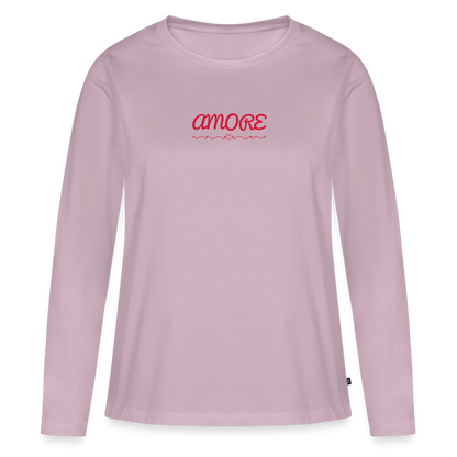 Frauen Premium Langarmshirt - Altrosa
