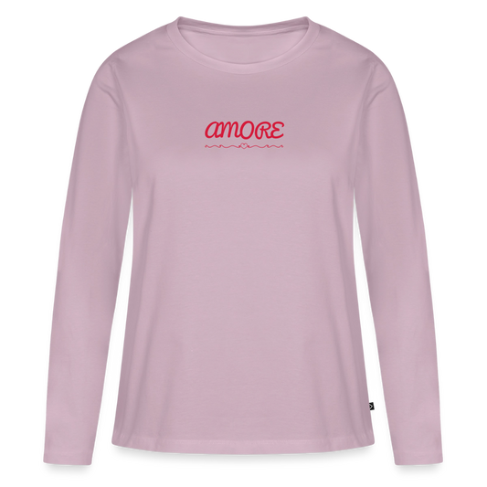 Frauen Premium Langarmshirt - Altrosa