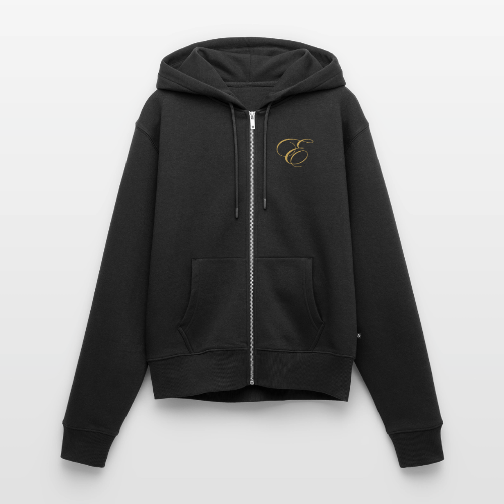 Frauen Premium Kapuzenjacke - Schwarz