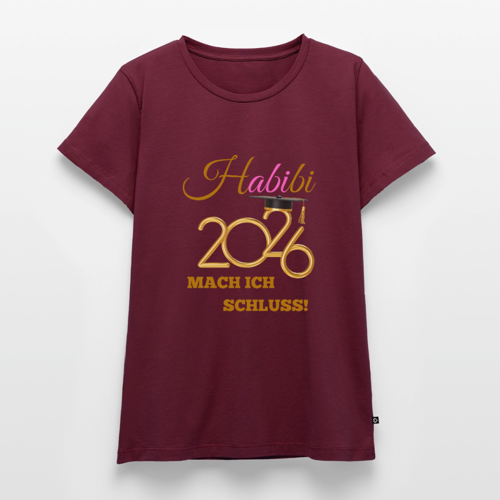 Frauen Premium T-Shirt - Burgunderrot