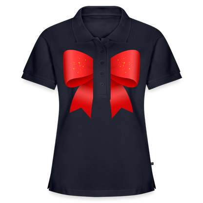 Frauen Premium Bio Polo Shirt - Navy