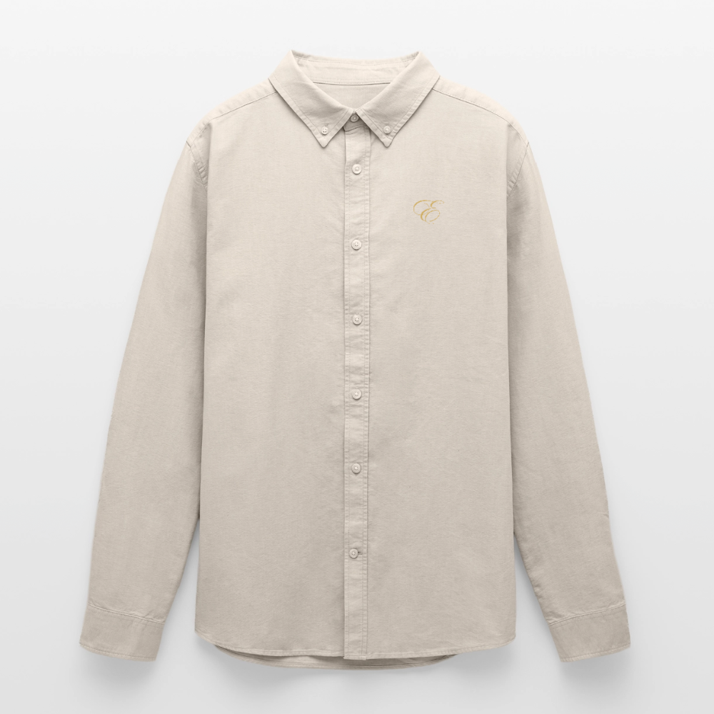 Männer Oxford Hemd - Beige