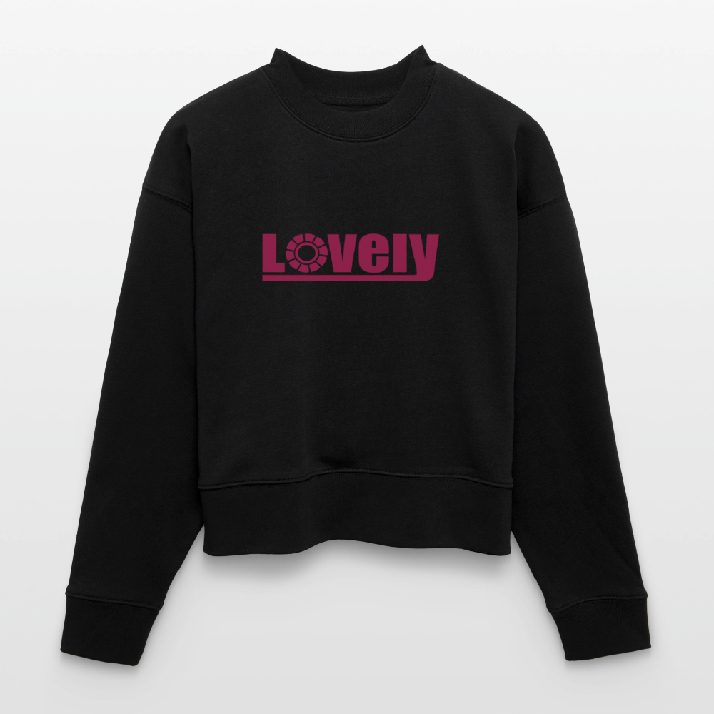 Stanley/Stella Cropped Frauen Bio-Sweatshirt CROPSTER - Schwarz