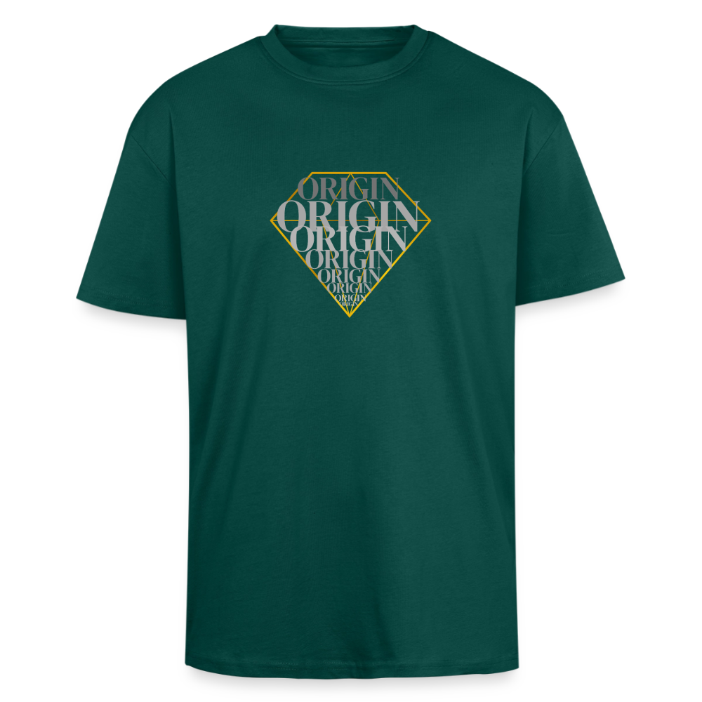 Oversized Heavyweight Unisex T-Shirt - hunter Green