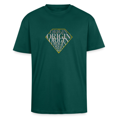 Oversized Heavyweight Unisex T-Shirt - hunter Green
