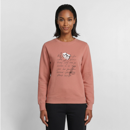 Frauen Sweatshirt - Altrosa