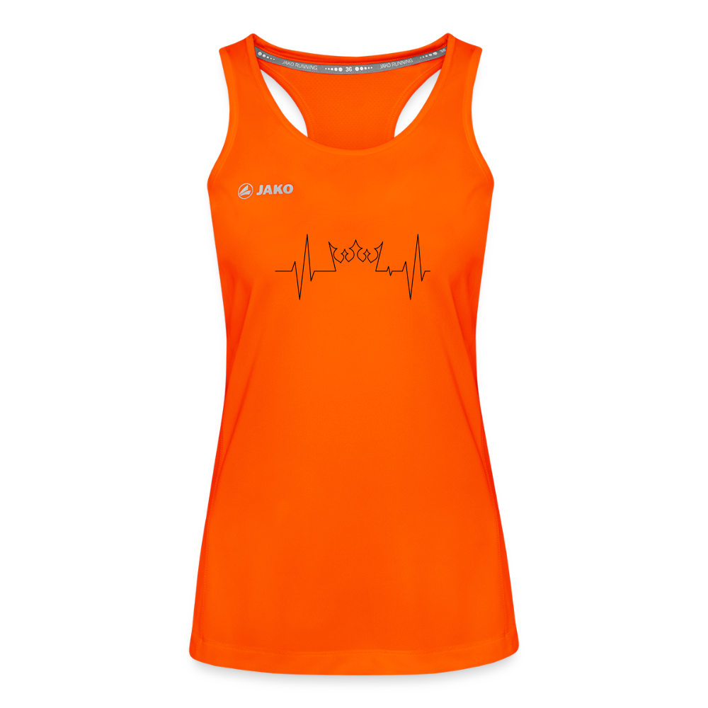 JAKO Frauen Tanktop Run 2.0 - Neonorange