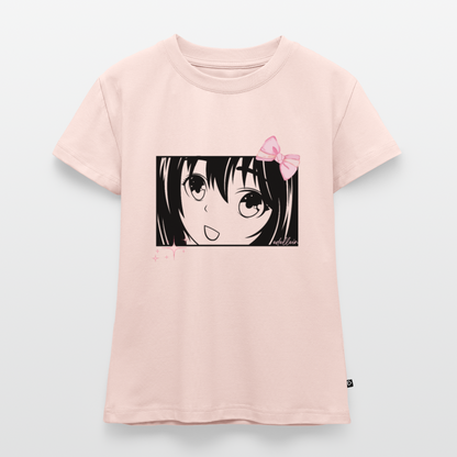 Frauen Slim Fit Organic T-Shirt - Puderrosa