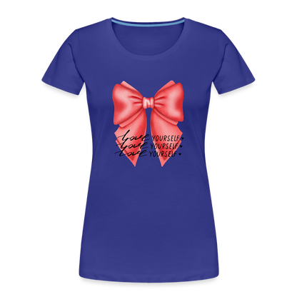 Frauen Premium Bio T-Shirt - Königsblau