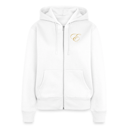 Frauen Premium Kapuzenjacke - Weiß
