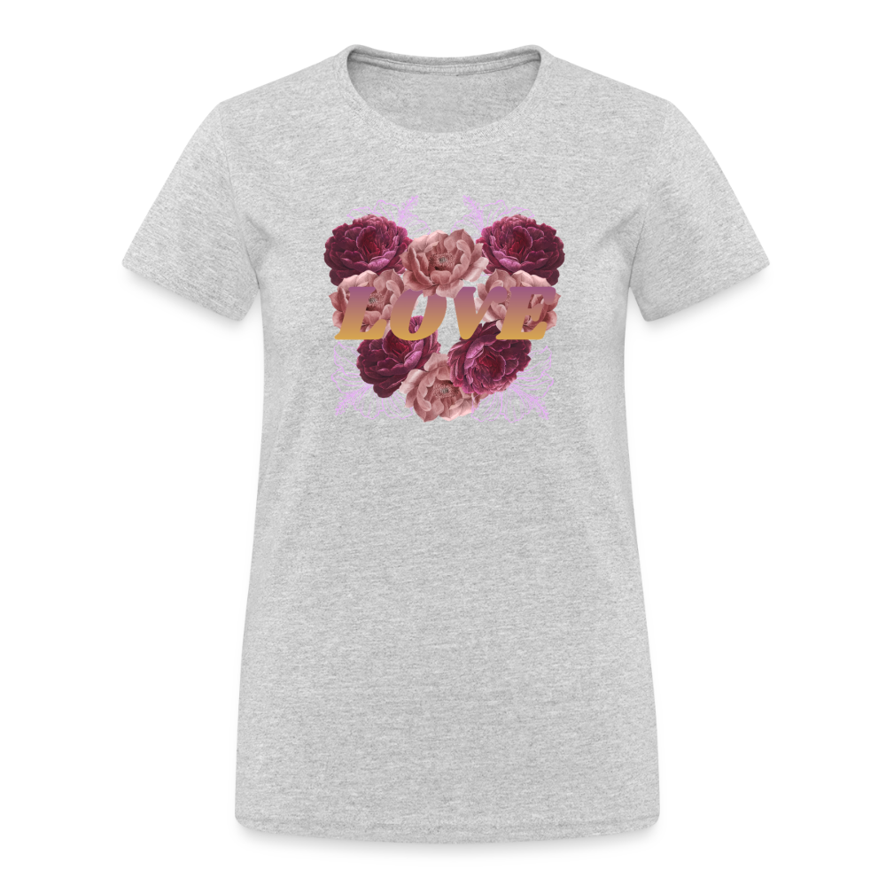 Frauen Heavy T-Shirt - Grau meliert