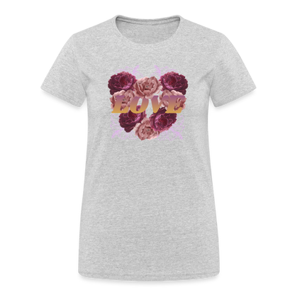 Frauen Heavy T-Shirt - Grau meliert