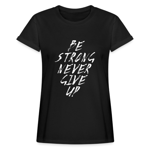 Frauen Oversize T-Shirt - Schwarz