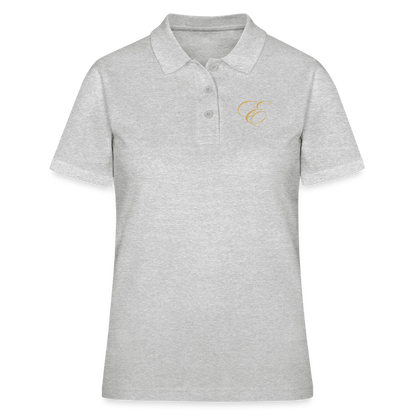 Frauen Polo Shirt - Grau meliert