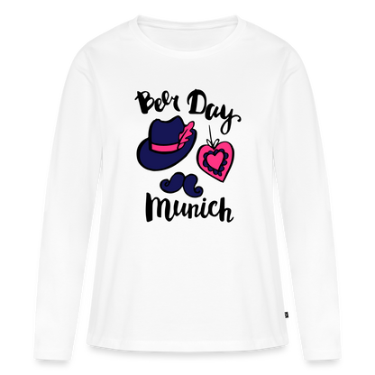 Frauen Premium Langarmshirt - Weiß