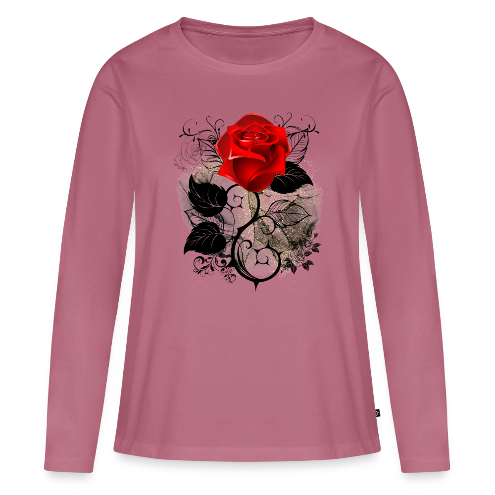 Frauen Premium Langarmshirt - Mauve