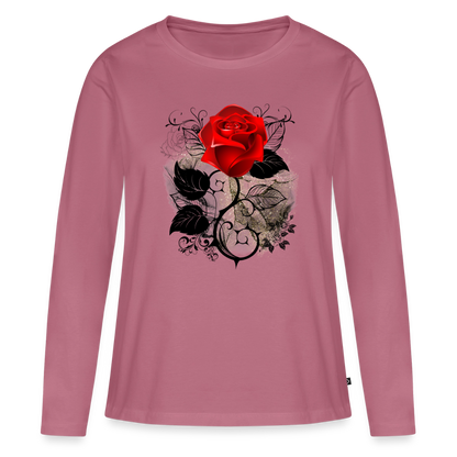 Frauen Premium Langarmshirt - Mauve