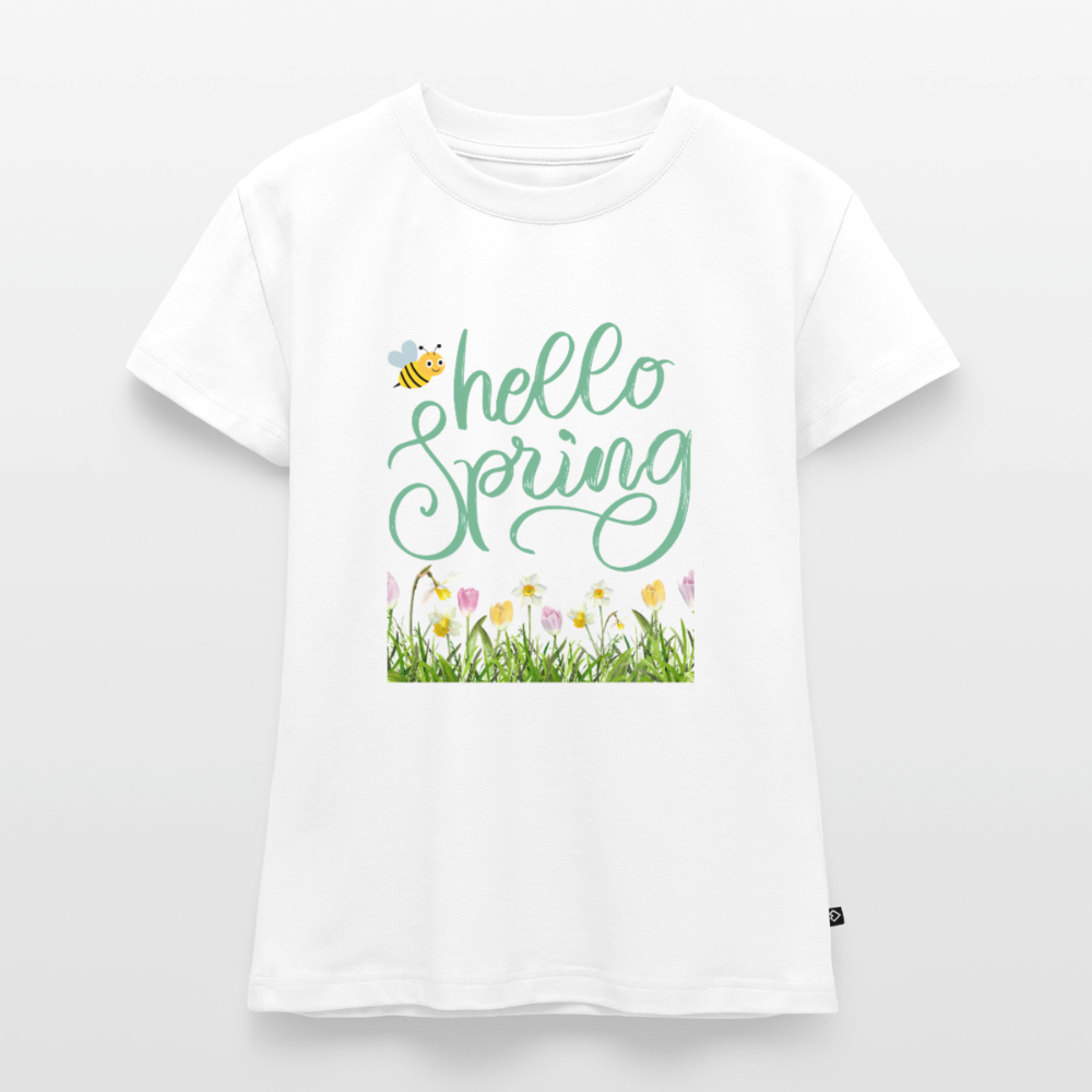 SLIM FIT Frauen Organic T-Shirt - Weiß