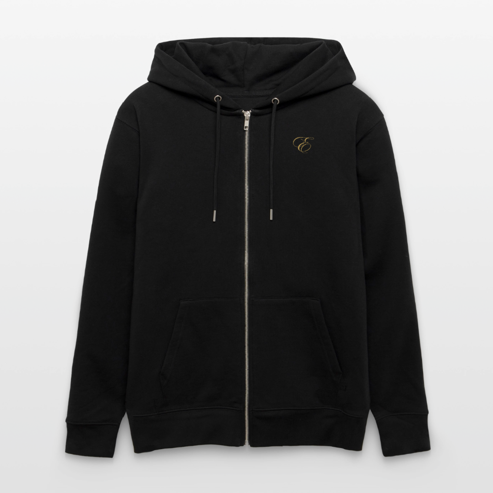 Unisex Bio-Kapuzenjacke CULTIVATOR - Schwarz