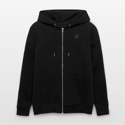 Unisex Bio-Kapuzenjacke CULTIVATOR - Schwarz