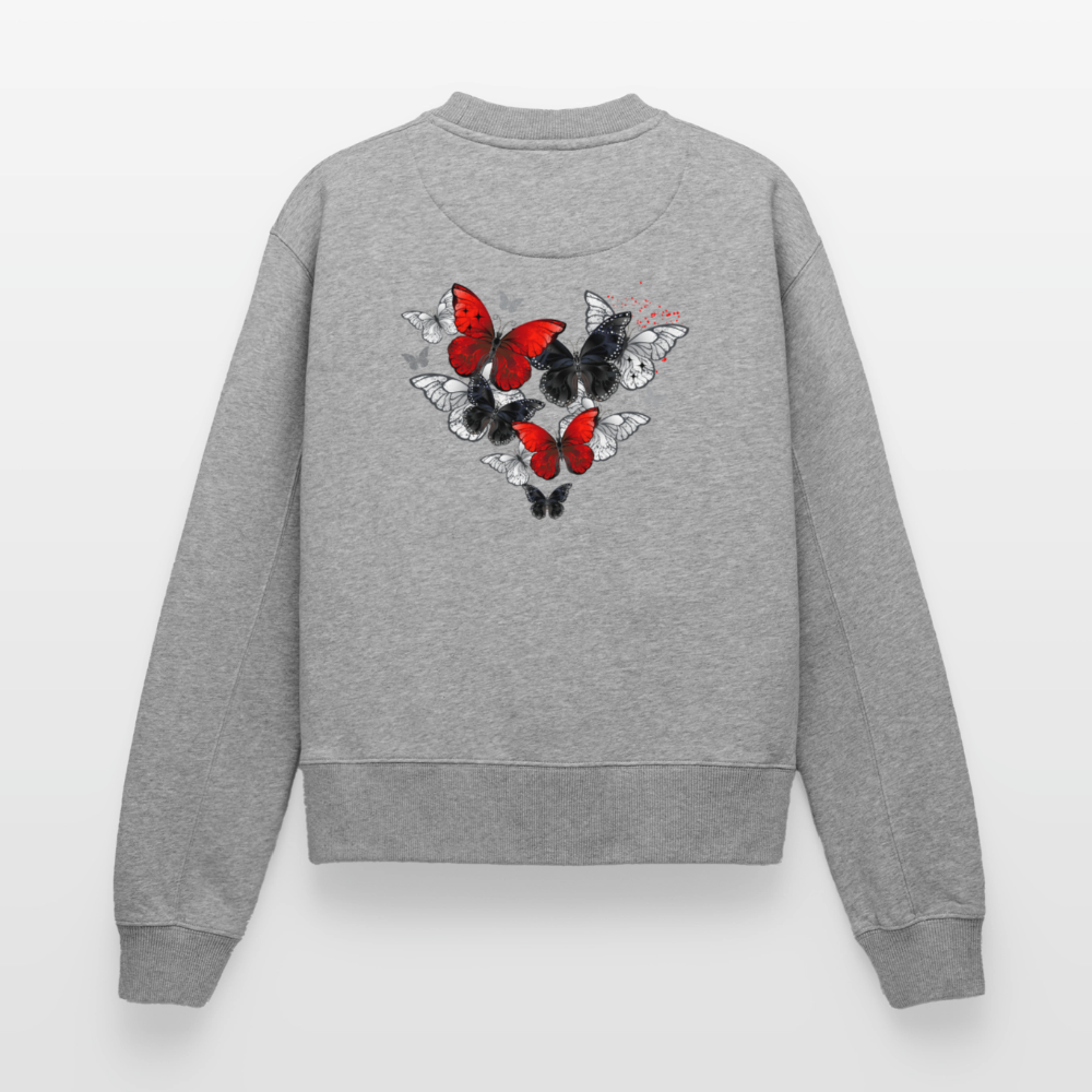 Relaxed Frauen Organic Sweatshirt - Grau meliert