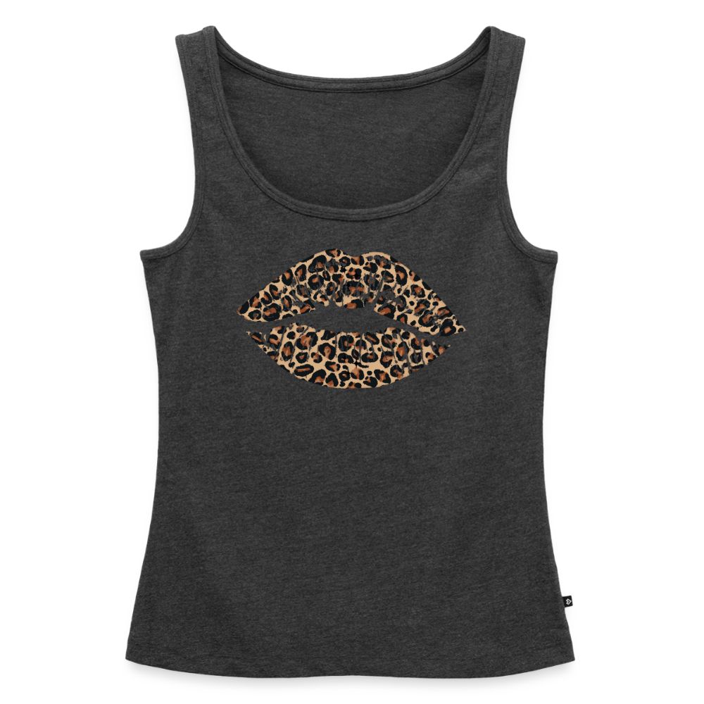 Frauen Premium Tank Top - Anthrazit meliert