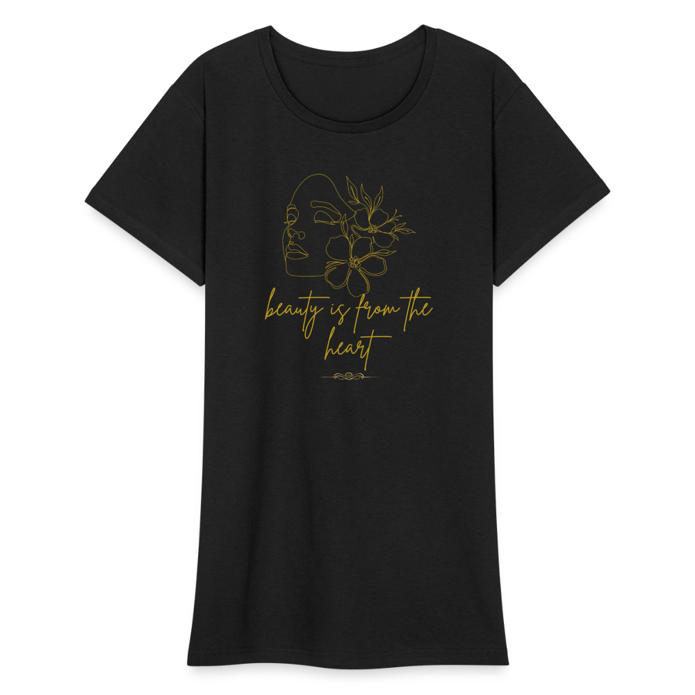 Frauen Heavy T-Shirt - Schwarz
