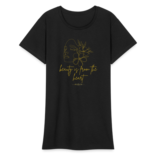 Frauen Heavy T-Shirt - Schwarz